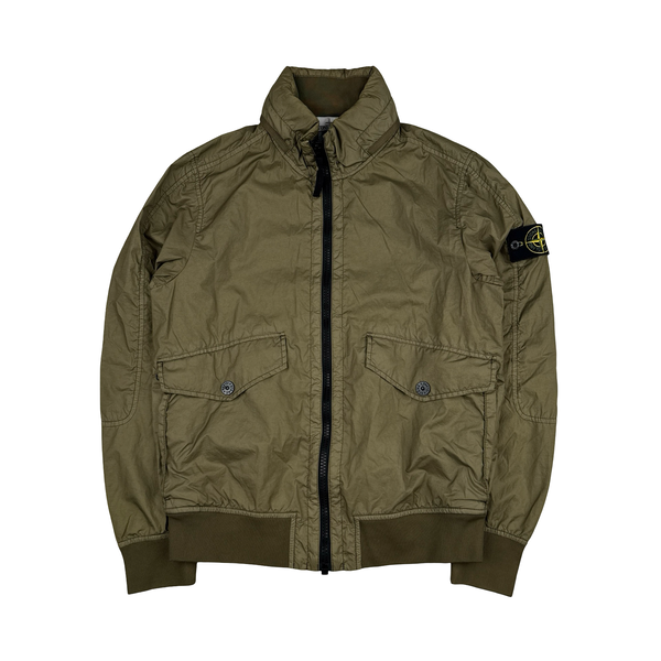 Stone Island 2018 Beige Membrana 3L TC Rain Jacket - Medium
