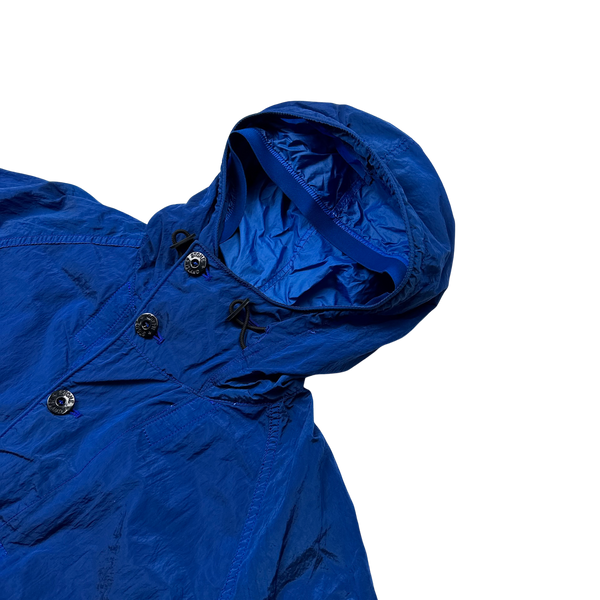 Stone Island Blue Nylon Metal Shimmer Jacket - XL