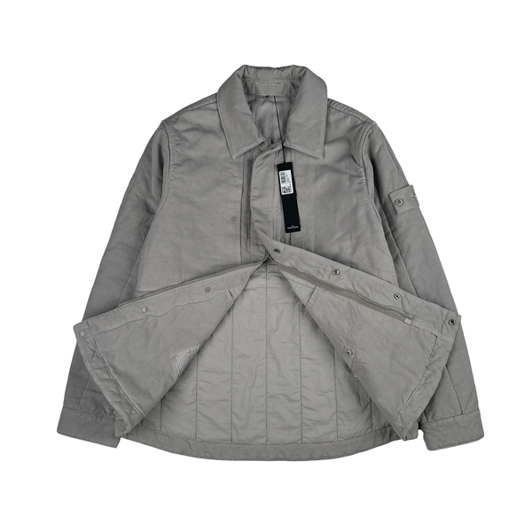 Stone Island 2026 Grey Ghost Zipped Primaloft Jacket- Large