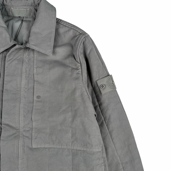 Stone Island 2026 Grey Ghost Zipped Primaloft Jacket- Large