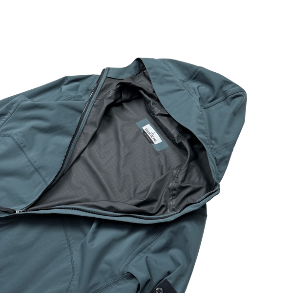 Stone Island 2018 Light Soft Shell Grid Check Jacket - XL