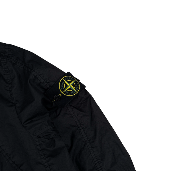 Stone Island 2018 Black Membrana 3L TC Hooded Jacket - Small