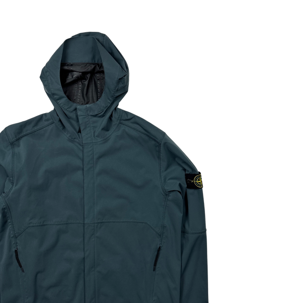Stone Island 2018 Light Soft Shell Grid Check Jacket - XL
