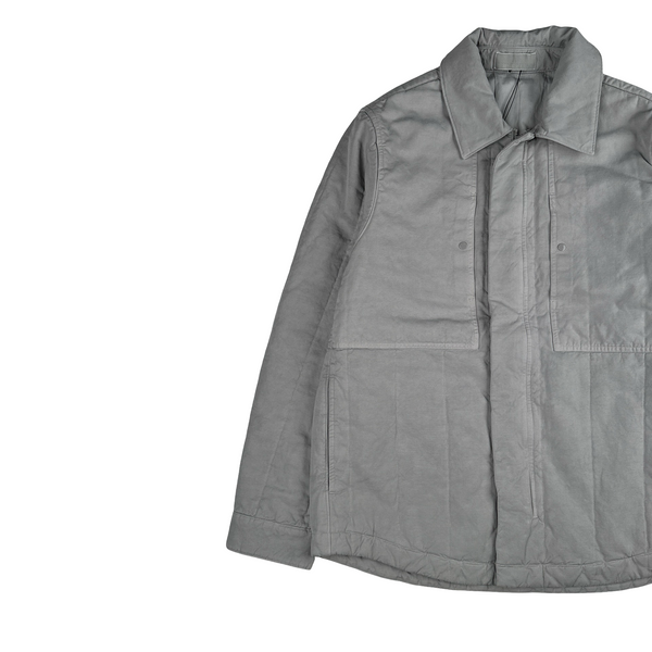 Stone Island 2026 Grey Ghost Zipped Primaloft Jacket- Large