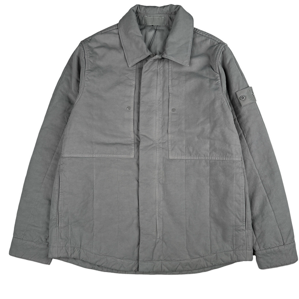 Stone Island 2026 Grey Ghost Zipped Primaloft Jacket- Large