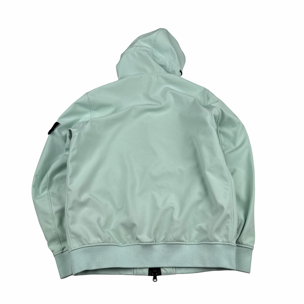 Stone Island 2022 Teal E-Dye Soft Shell Jacket - Medium