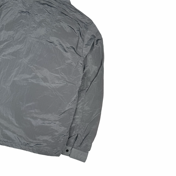 Stone Island 2016 Silver/Grey Nylon Metal Cotton Lined Overshirt - Large