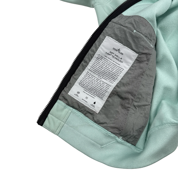 Stone Island 2022 Teal E-Dye Soft Shell Jacket - Medium