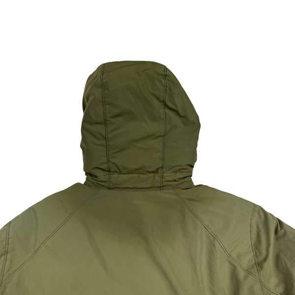 Stone Island 2014 Green Micro Reps Down Filled Fur Trim Parka - XXL