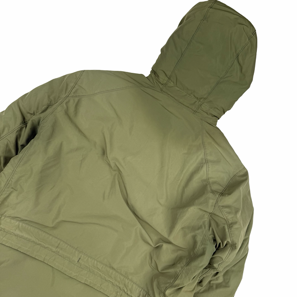 Stone Island 2014 Green Micro Reps Down Filled Fur Trim Parka - XXL