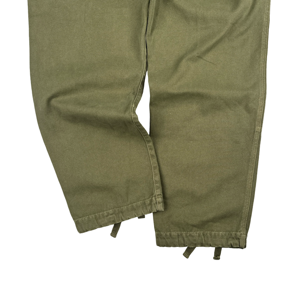 Stone Island 2026 Green Cotton Cargos Trousers - 32"