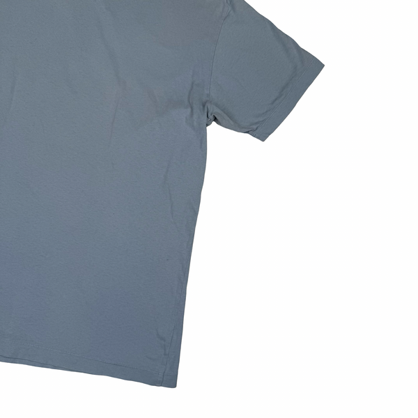 Stone Island 2022 Cotton Graphic Print Light Blue T Shirt - XL