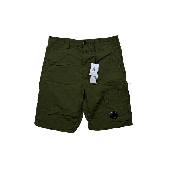 CP Company Military Green Cargo Shorts - 28"