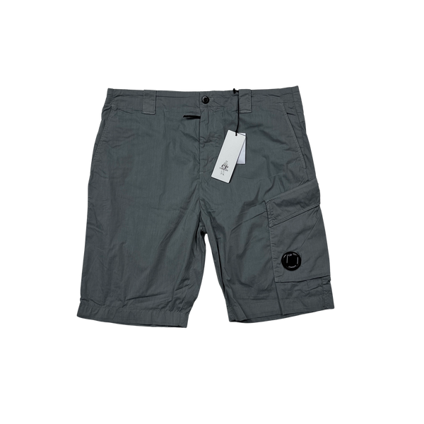CP Company Grey 50 Fili Stretch Utility Shorts - Large & XL