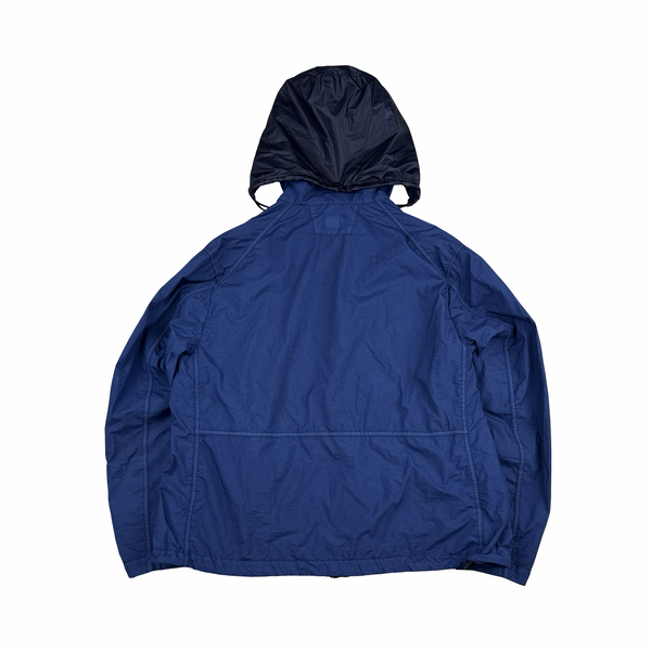 CP Company Blue Taylon L Goggle Mille Jacket - Large