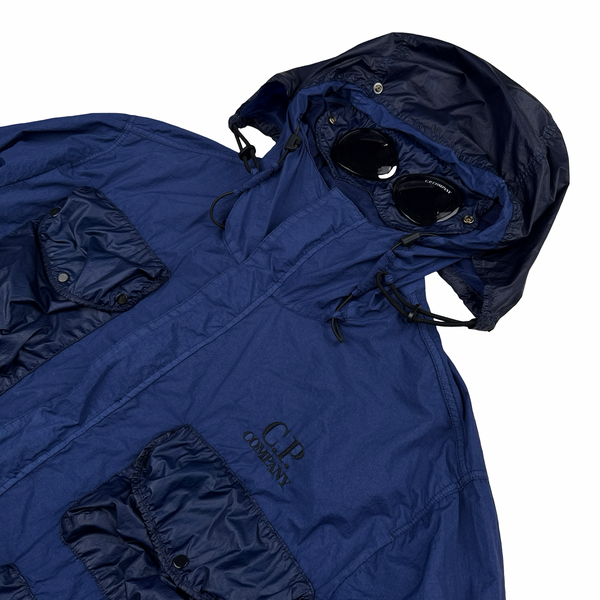 CP Company Blue Taylon L Goggle Mille Jacket - Large