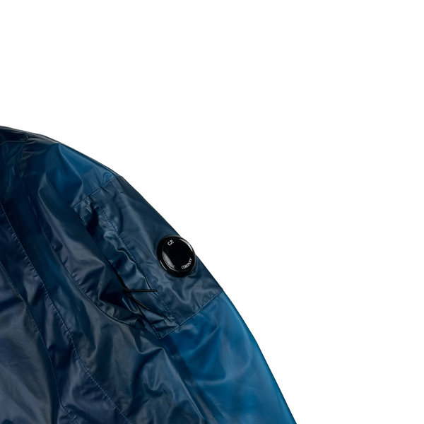 CP Company Pium Opaque Blue Bomber Jacket - Medium