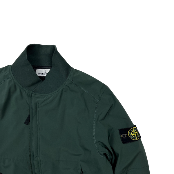 Stone Island Bottle Green Primaloft Soft Shell Jacket - Medium