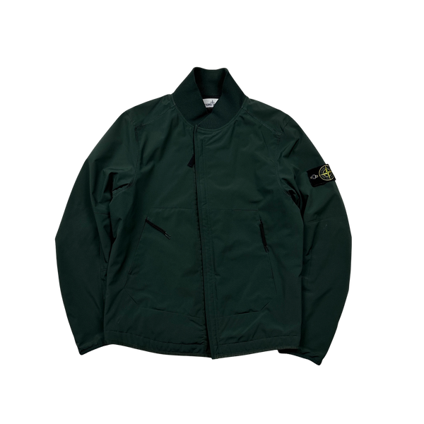 Stone Island Bottle Green Primaloft Soft Shell Jacket - Medium