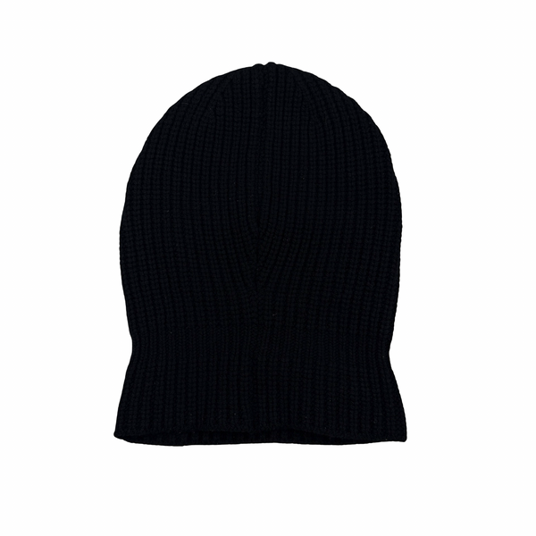 Stone Island 2023  Black Wool Patch Balaclava