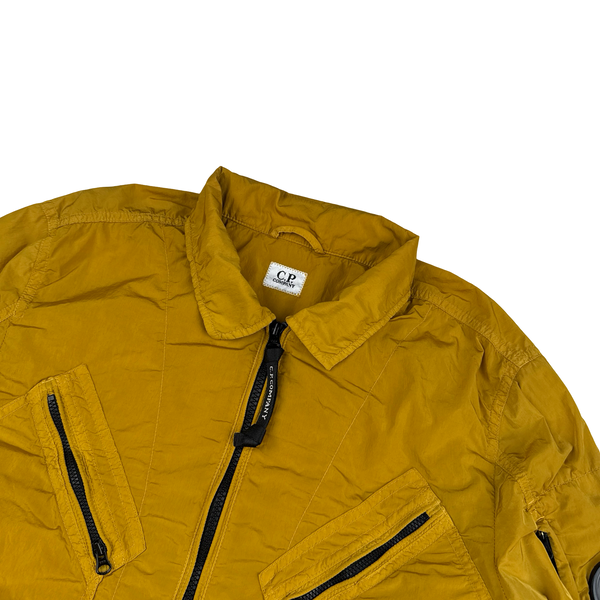CP Company Mustard Yellow Lens Viewer Nylon Jacket - Small