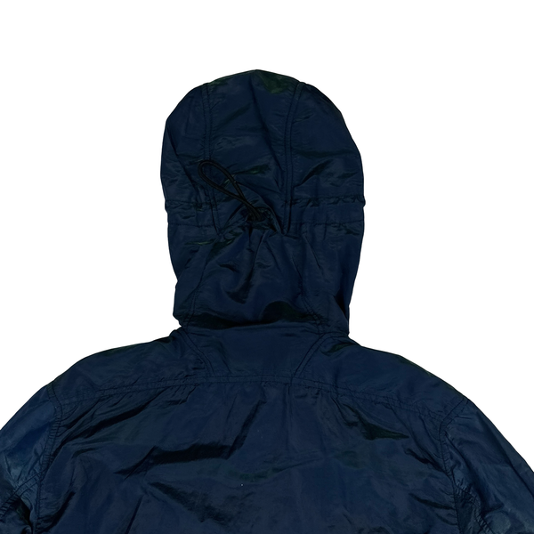 Stone Island 2017 Blue Nylon Metal Watro Colour Weft Jacket - Small