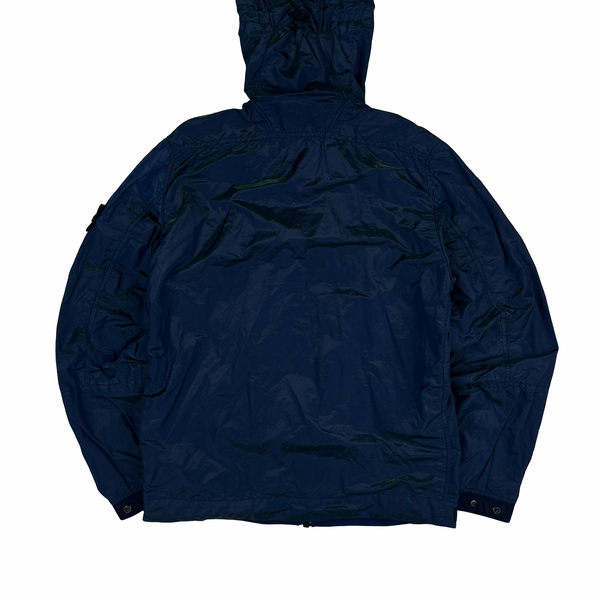 Stone Island 2017 Blue Nylon Metal Watro Colour Weft Jacket - Small