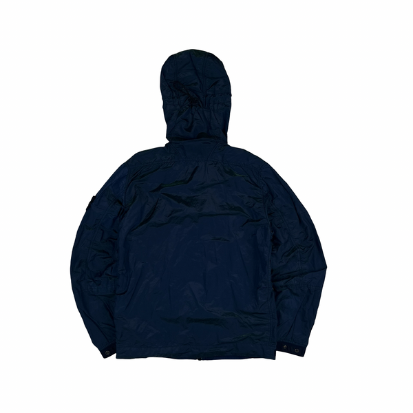 Stone Island 2017 Blue Nylon Metal Watro Colour Weft Jacket - Small