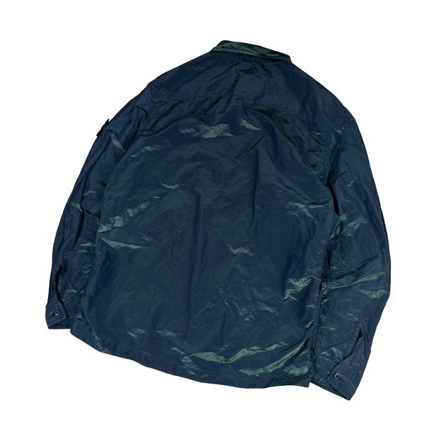 Stone Island 2017 Dark Blue/Green Weft Overshirt - XL