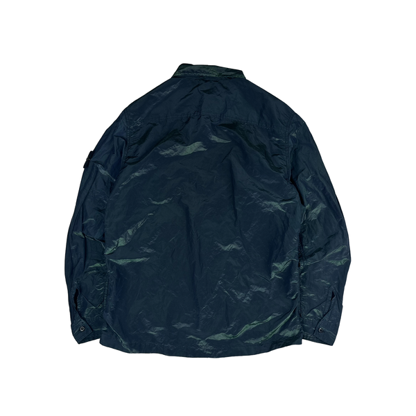 Stone Island 2017 Dark Blue/Green Weft Overshirt - XL