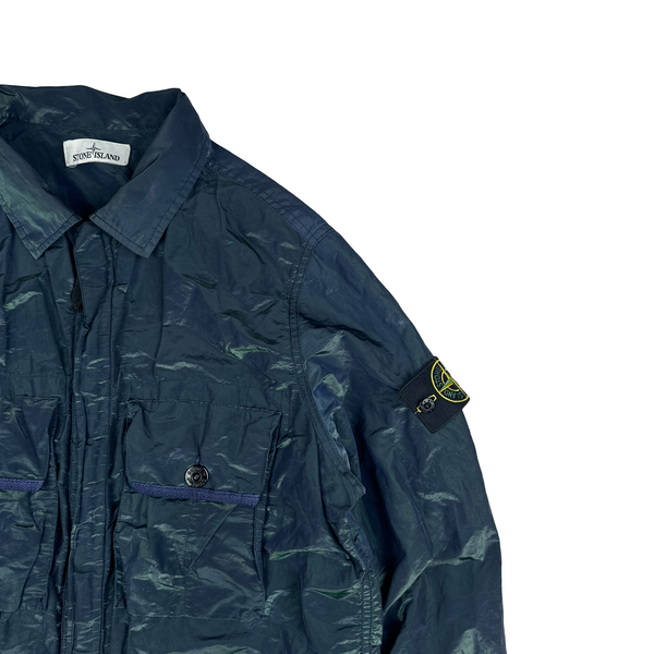 Stone Island 2017 Dark Blue/Green Weft Overshirt - XL