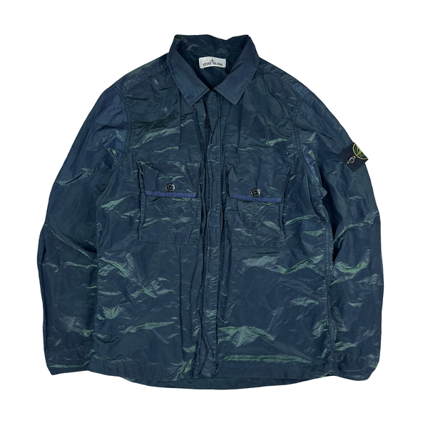 Stone Island 2017 Dark Blue/Green Weft Overshirt - XL
