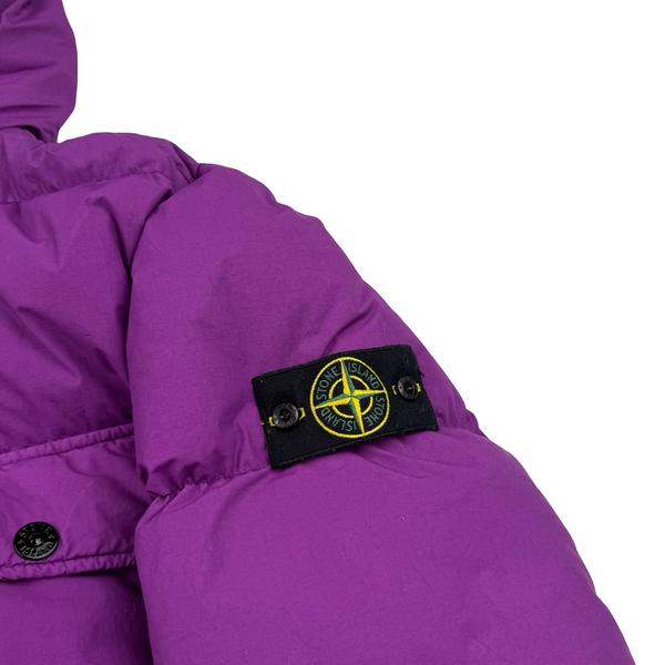 Stone Island Purple Naslan Light Watro Down TC Puffer Jacket - XL