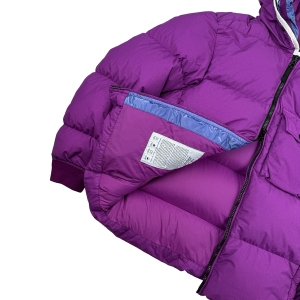 Stone Island Purple Naslan Light Watro Down TC Puffer Jacket - XL