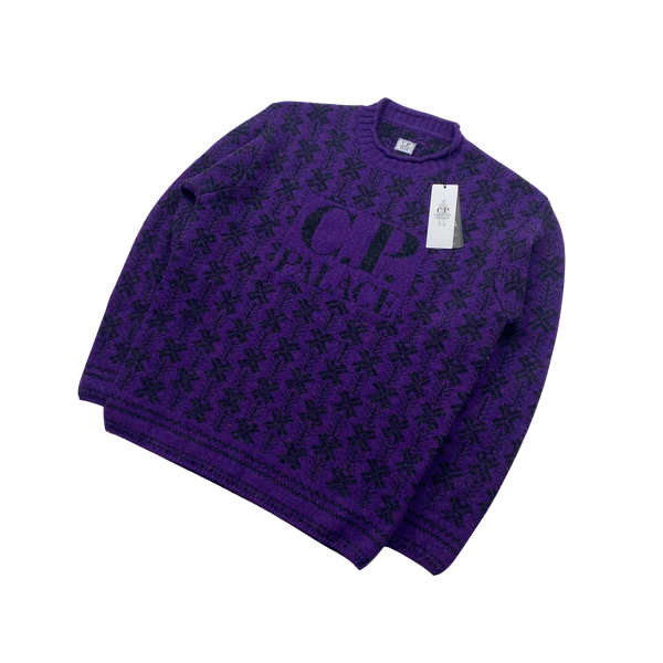 CP Company x Palace Purple Knit - XL