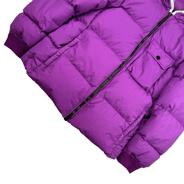 Stone Island Purple Naslan Light Watro Down TC Puffer Jacket - XL