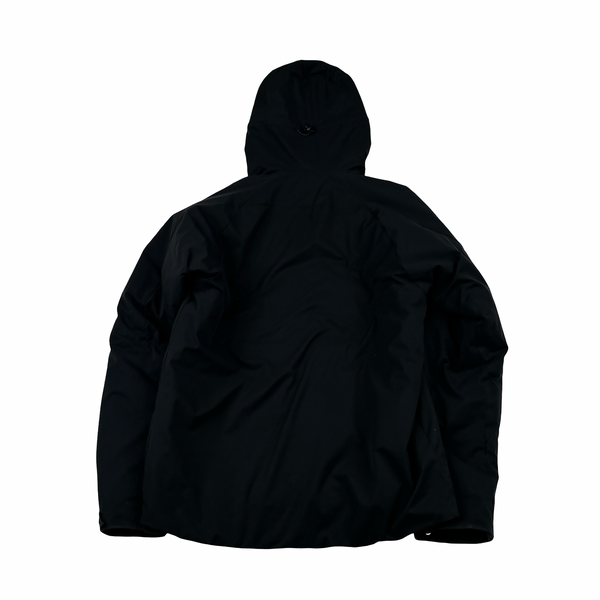 CP Company Black Pro Tek Hooded Zip Up Jacket - Medium