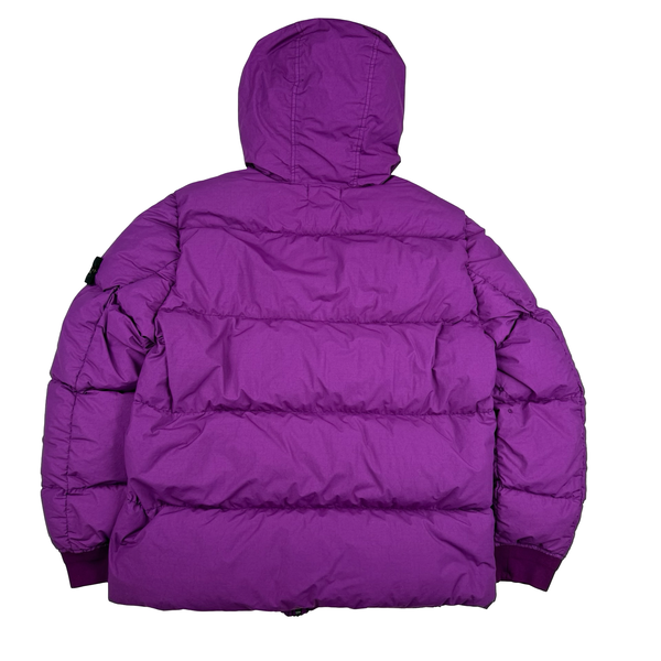 Stone Island Purple Naslan Light Watro Down TC Puffer Jacket - XL