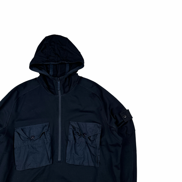 Stone Island 2020 Navy Ghost Smock Pullover Jumper - XL
