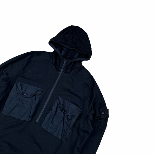 Stone Island 2020 Navy Ghost Smock Pullover Jumper - XL