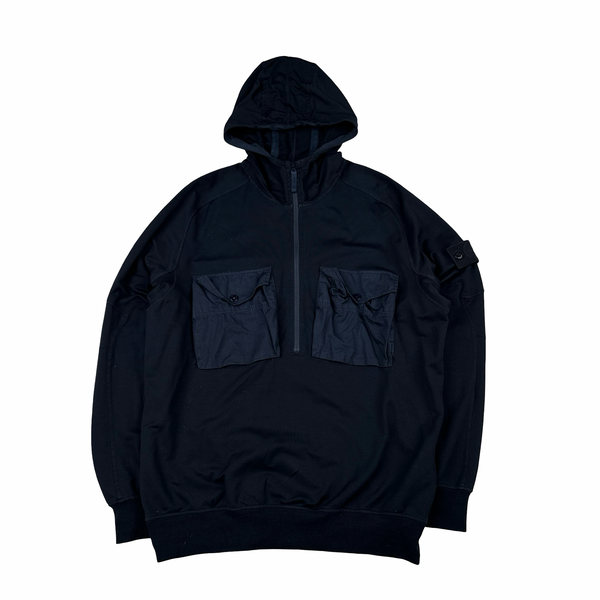 Stone Island 2020 Navy Ghost Smock Pullover Jumper - XL