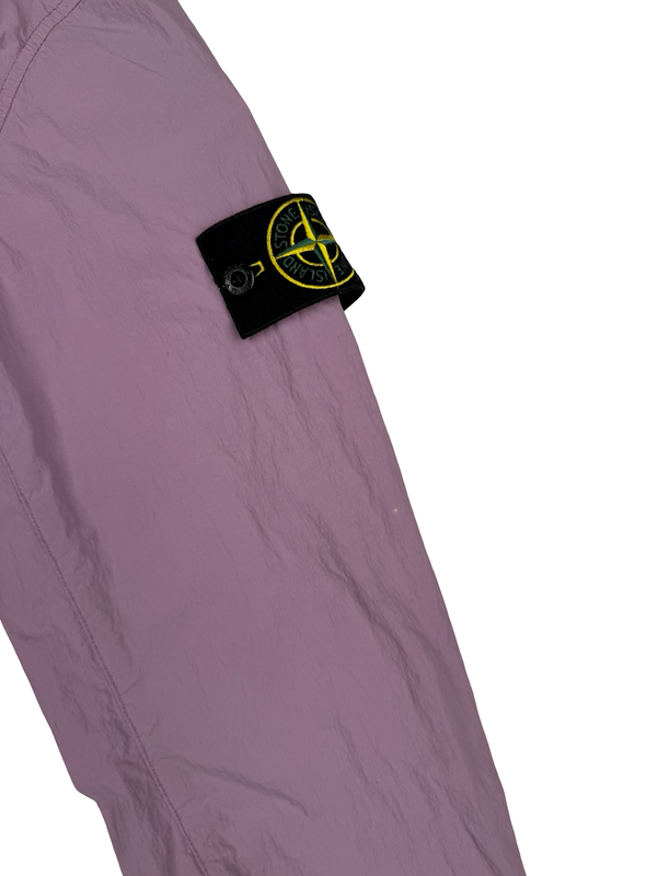 Stone Island Junior Hooded Pink Zip Up Windbreaker Jacket - Age 14