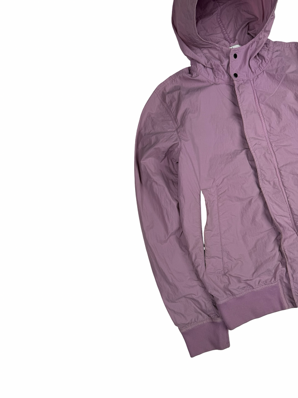 Stone Island Junior Hooded Pink Zip Up Windbreaker Jacket - Age 14