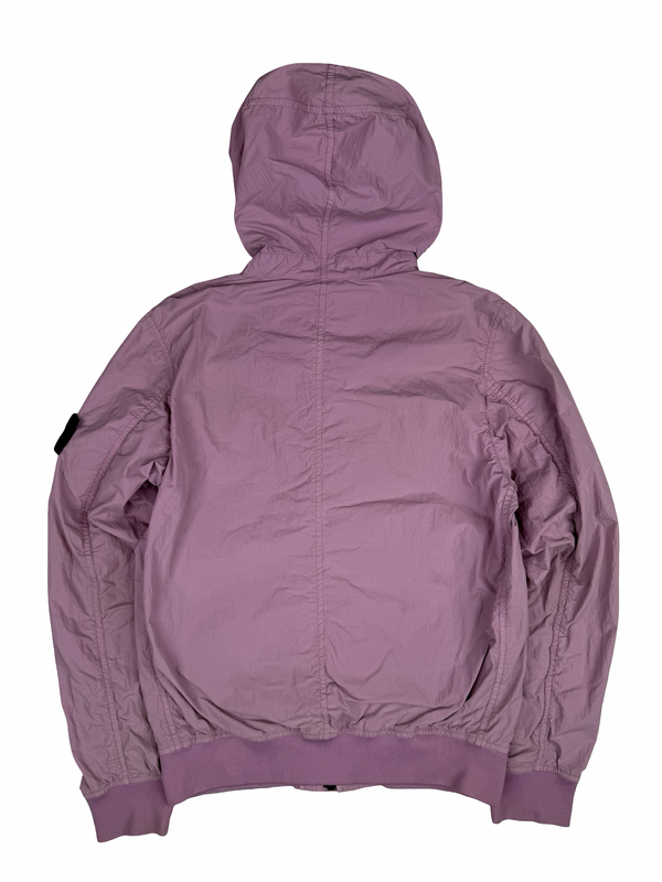 Stone Island Junior Hooded Pink Zip Up Windbreaker Jacket - Age 14