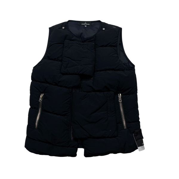 Stone Island Black Shadow Project Naslan Light Reflective Gilet - Medium