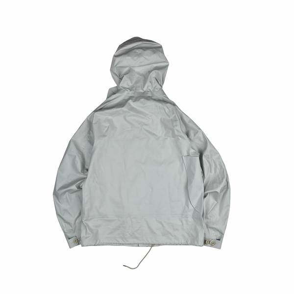 Ten C Lightweight Buttoned Neck Anorak Cotton Jacket - Large