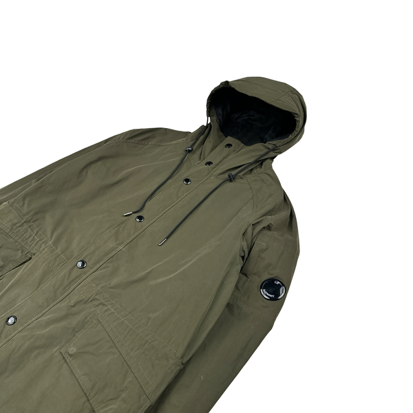 CP Company Khaki Memri Lens Viewer Jacket - Large