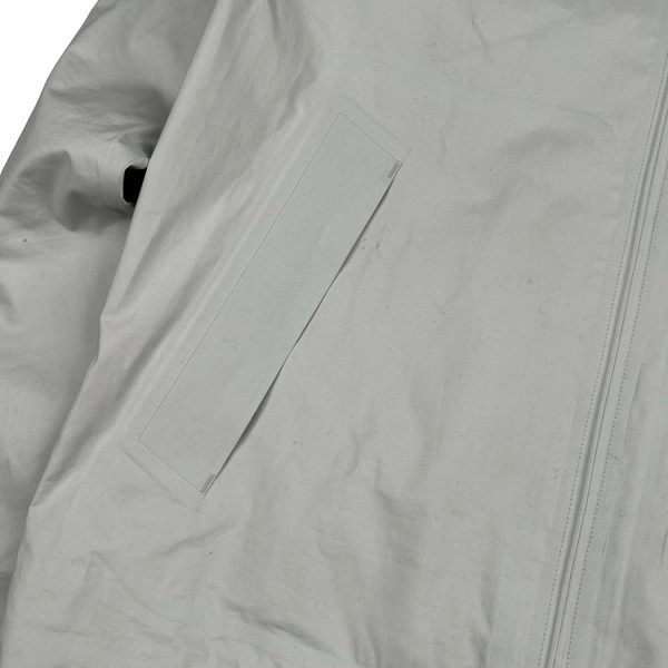 Ten C Lightweight Buttoned Neck Anorak Cotton Jacket - Large