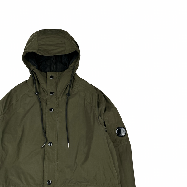 CP Company Khaki Memri Lens Viewer Jacket - Large