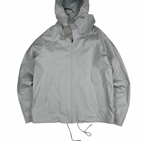 Ten C Lightweight Buttoned Neck Anorak Cotton Jacket - Large